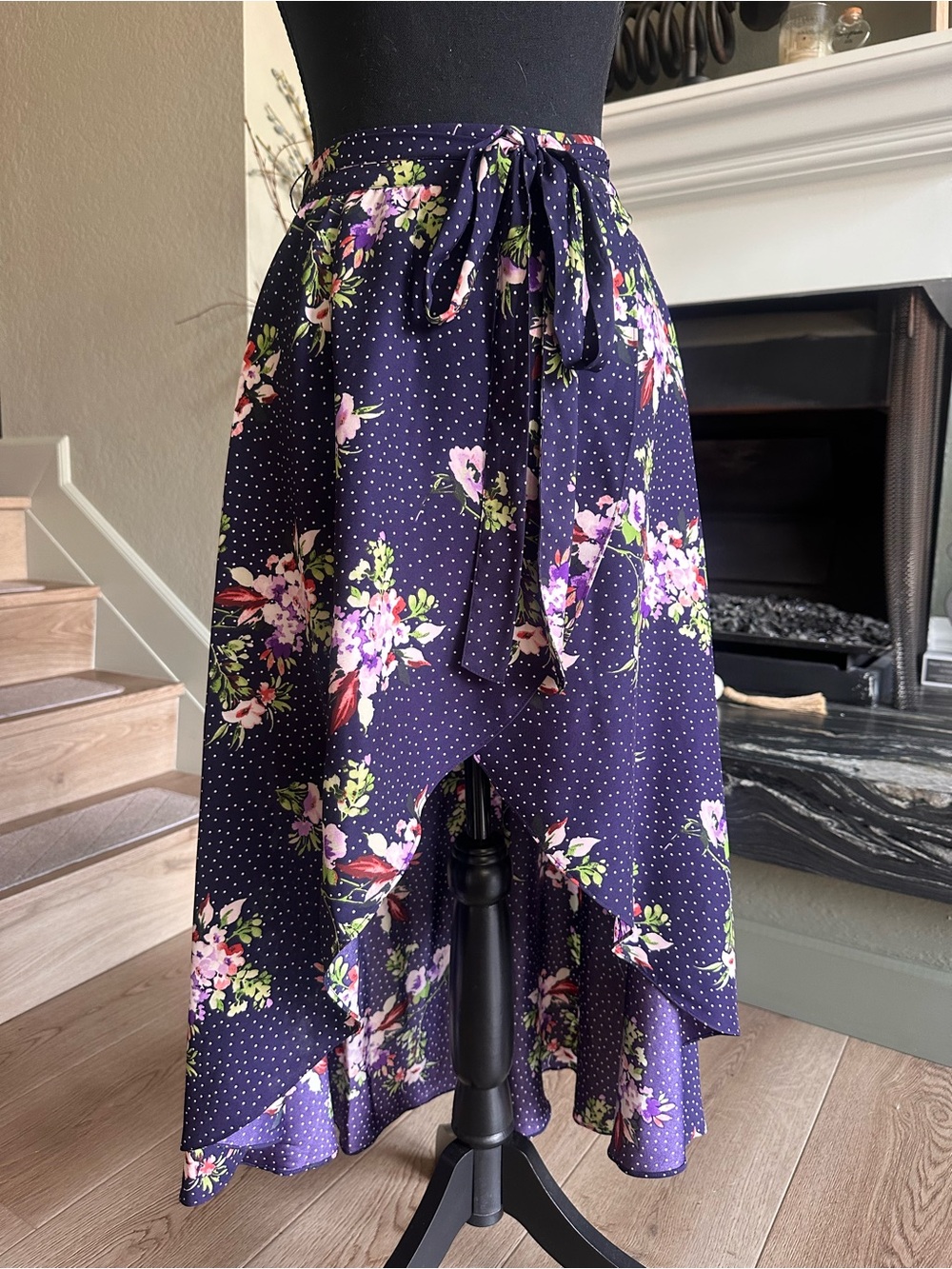 🌺 Express Floral High Low Light Weight Skirt | Size XXS 🌺